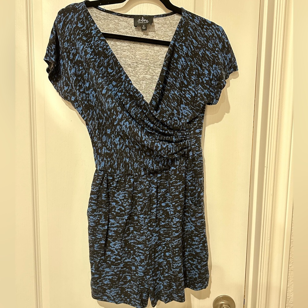 a-line Surplice Romper Medium